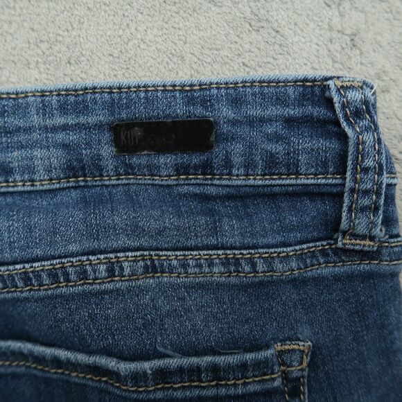 Kut from the Kloth Indigo Straight Leg Jeans - Picture 15 of 16